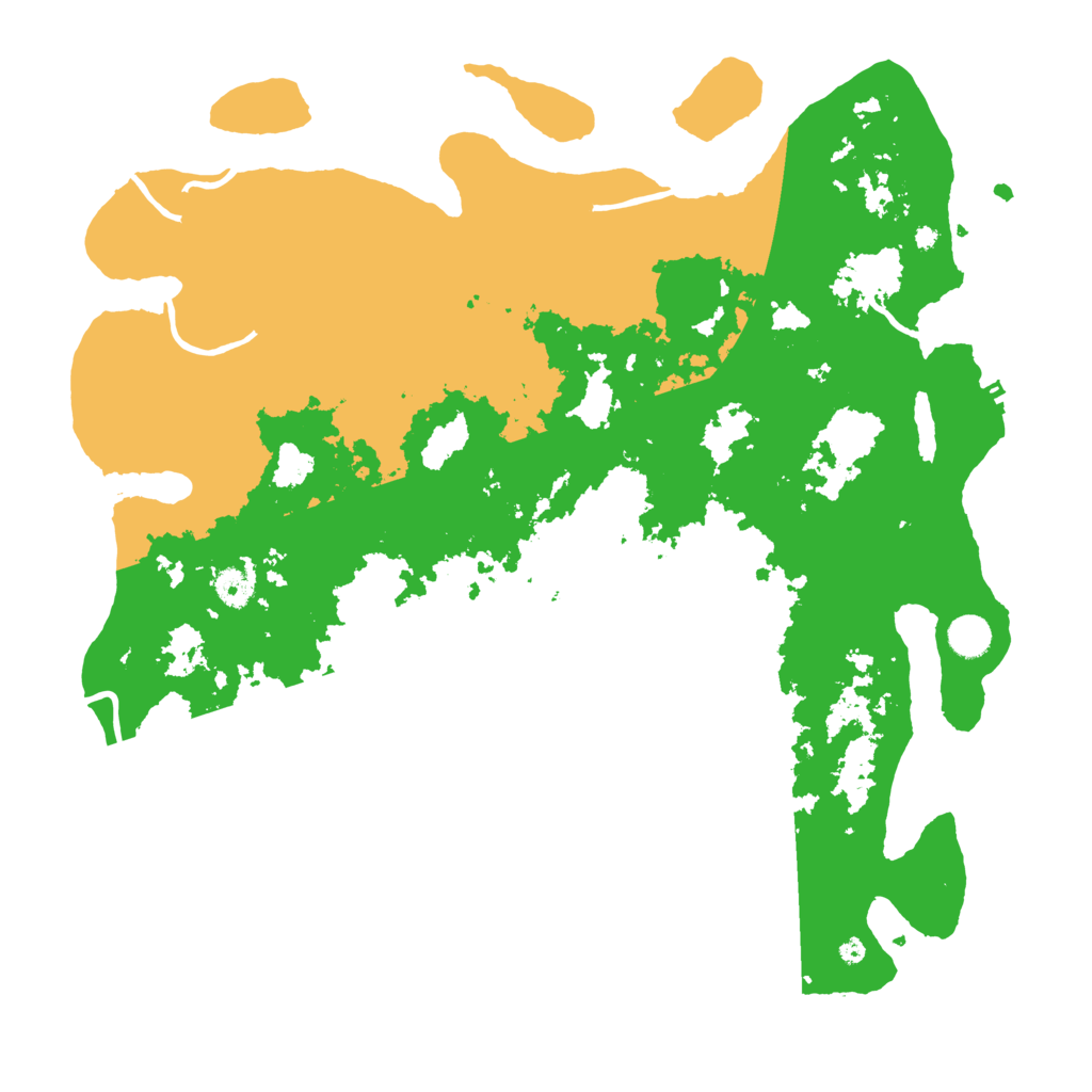 Biome Rust Map: Procedural Map, Size: 4444, Seed: 905165