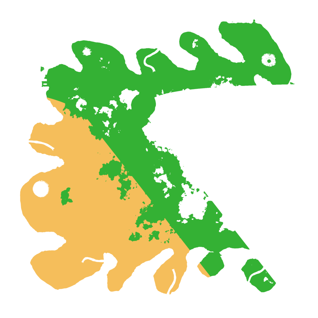Biome Rust Map: Procedural Map, Size: 3500, Seed: 1244931391
