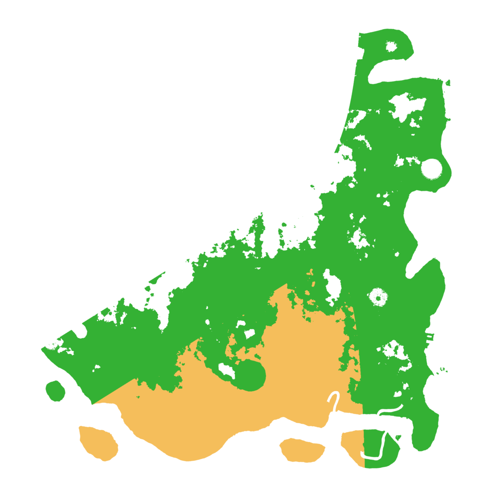 Biome Rust Map: Procedural Map, Size: 4250, Seed: 114533501