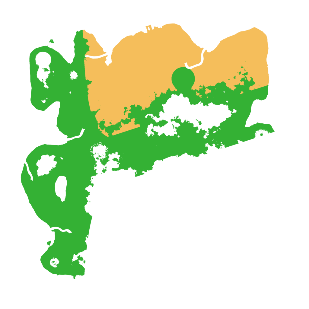 Biome Rust Map: Procedural Map, Size: 3500, Seed: 1763102154
