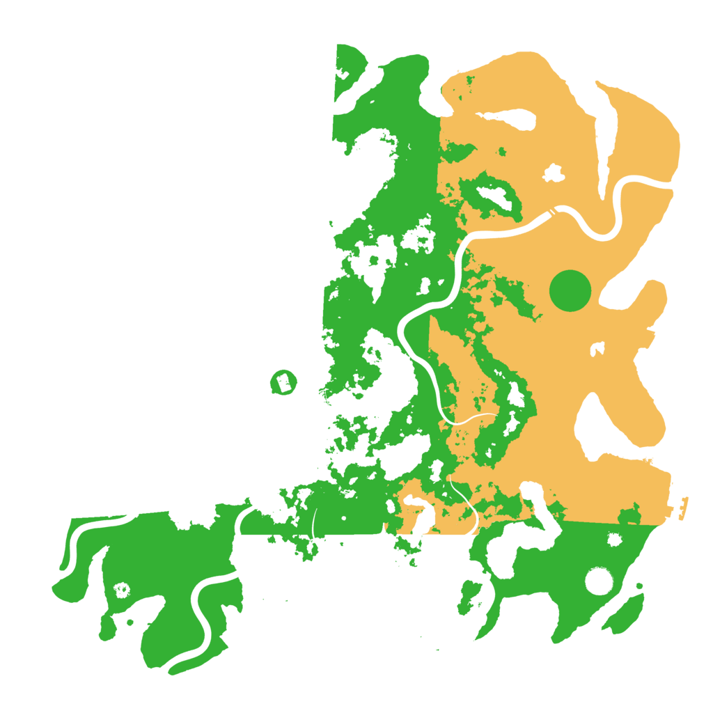 Biome Rust Map: Procedural Map, Size: 4500, Seed: 378571264
