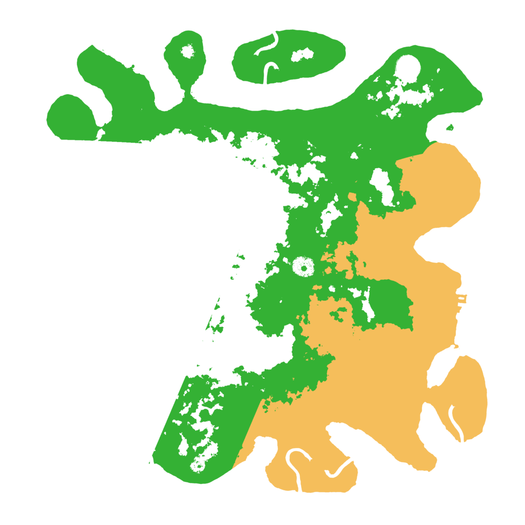 Biome Rust Map: Procedural Map, Size: 3700, Seed: 37583231