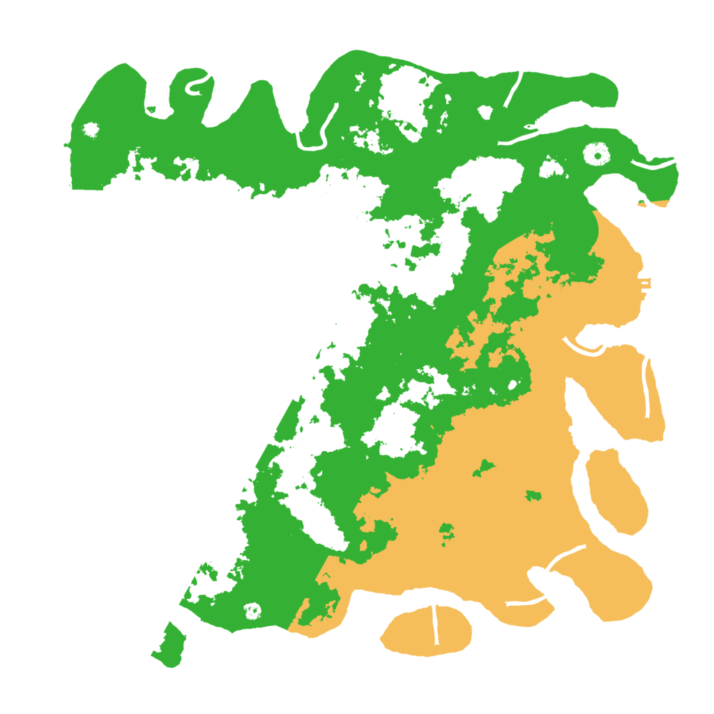 Biome Rust Map: Procedural Map, Size: 4250, Seed: 1054434143