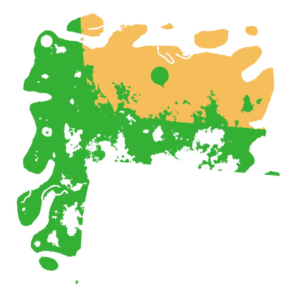 Biome Rust Map: Procedural Map, Size: 4444, Seed: 797413