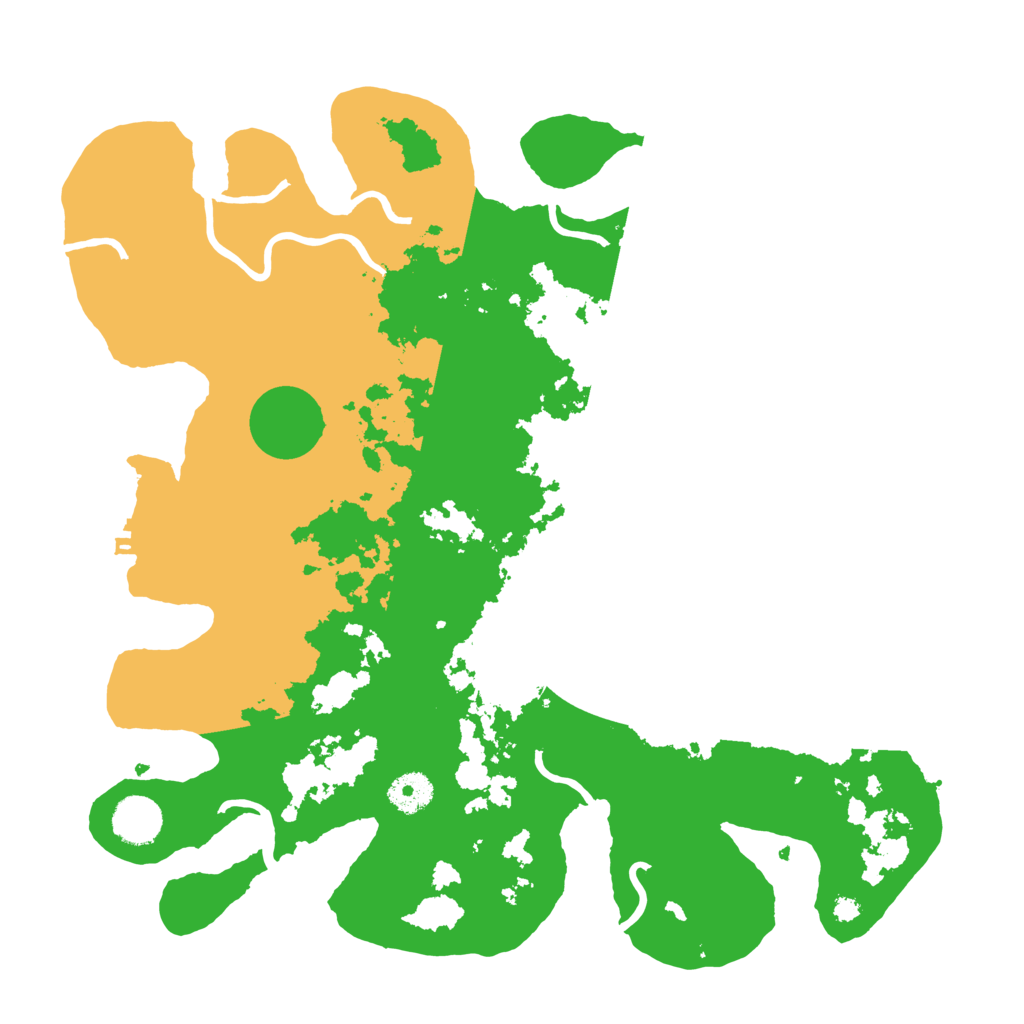 Biome Rust Map: Procedural Map, Size: 3700, Seed: 612180209