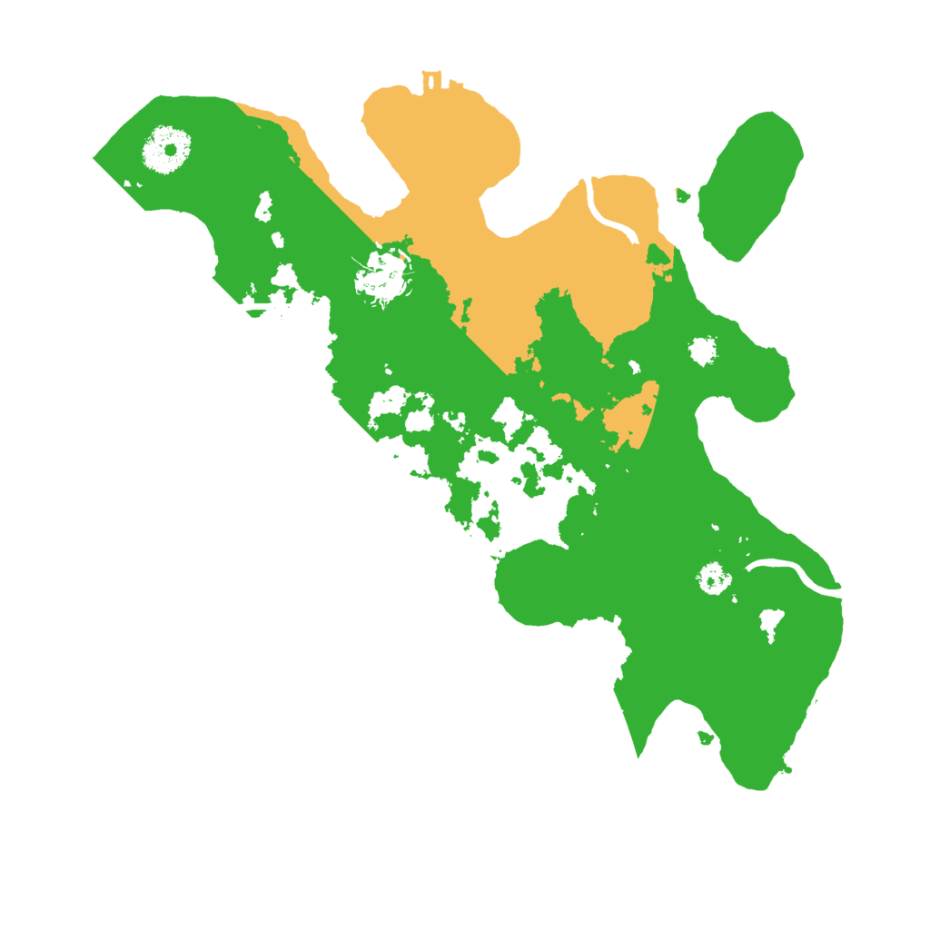 Biome Rust Map: Procedural Map, Size: 3000, Seed: 32158