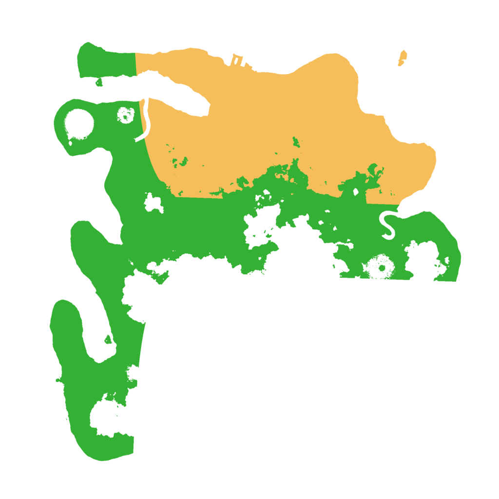 Biome Rust Map: Procedural Map, Size: 3000, Seed: 721663330