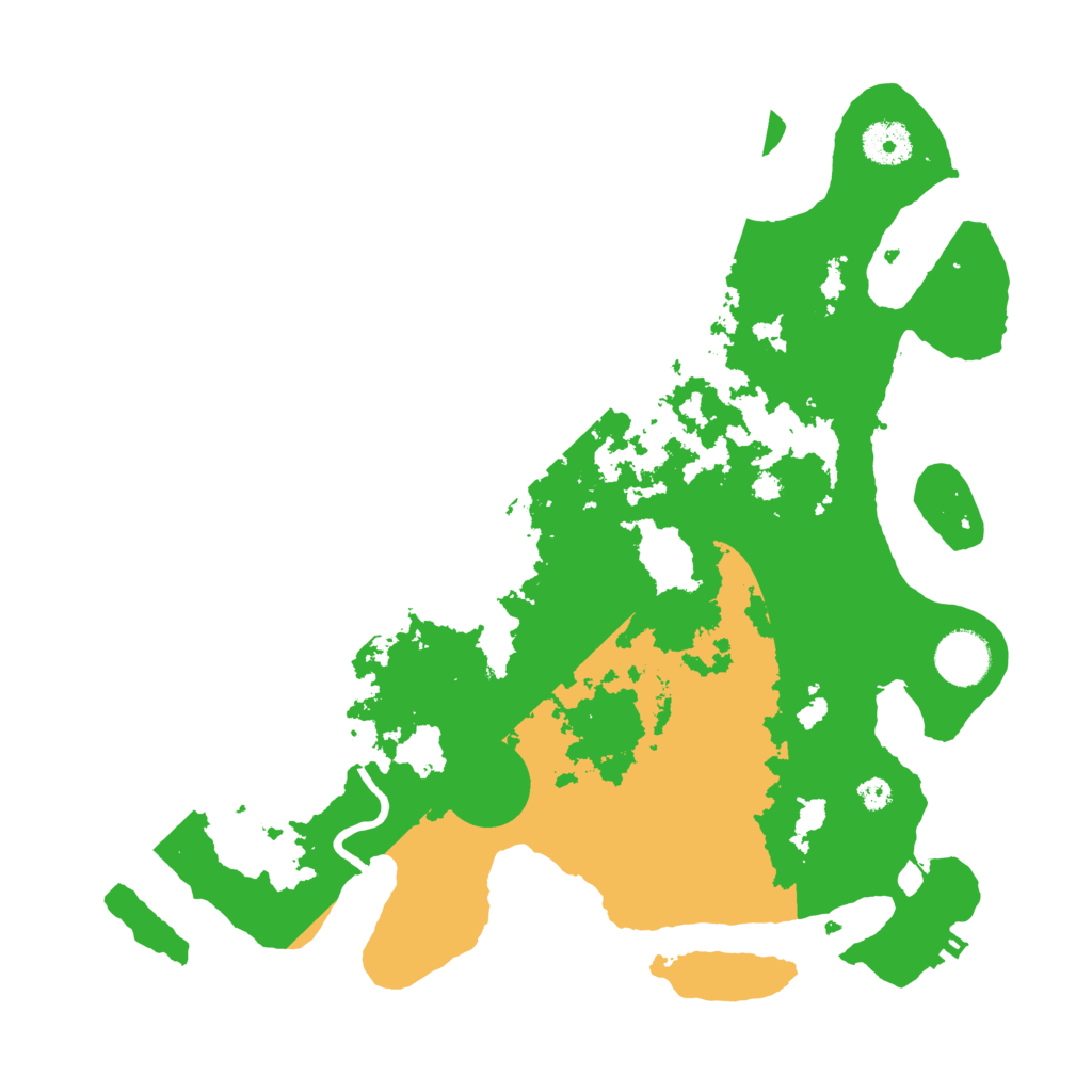 Biome Rust Map: Procedural Map, Size: 3500, Seed: 66344687