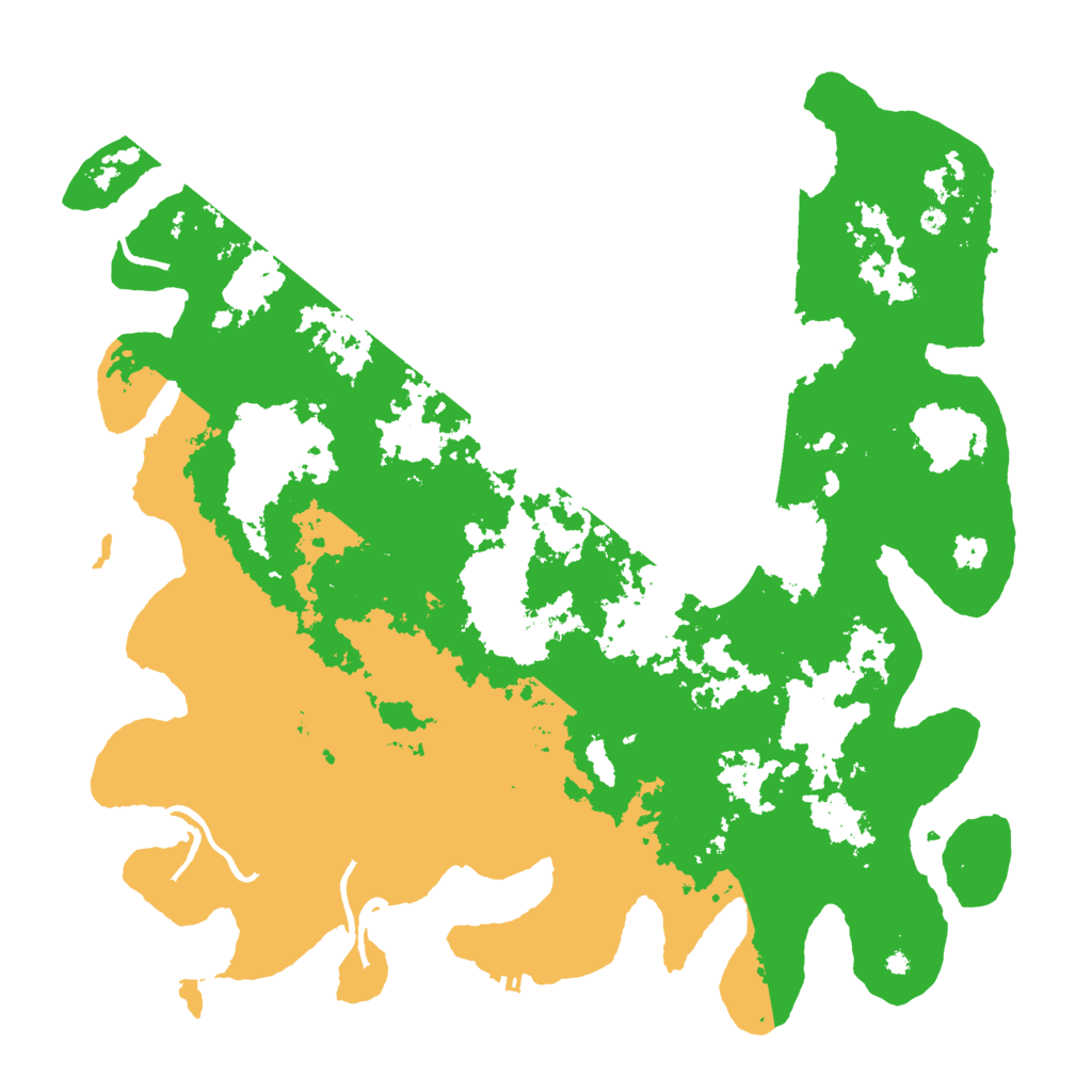 Biome Rust Map: Procedural Map, Size: 4444, Seed: 949503
