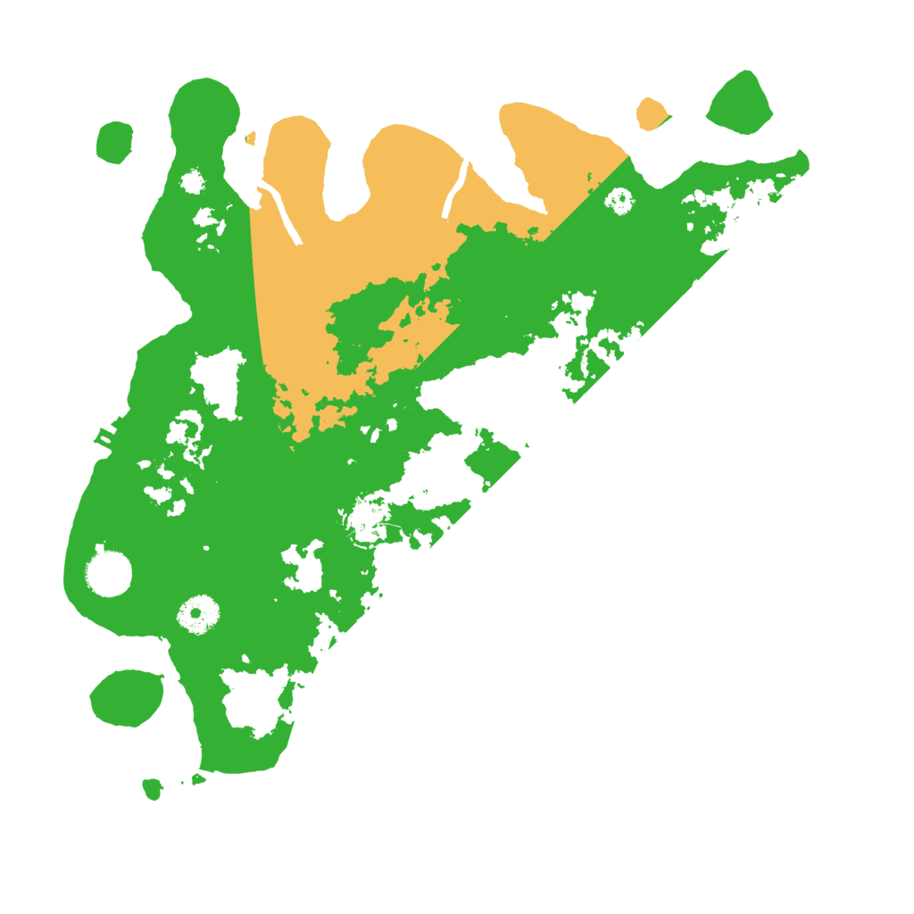 Biome Rust Map: Procedural Map, Size: 3500, Seed: 69255388