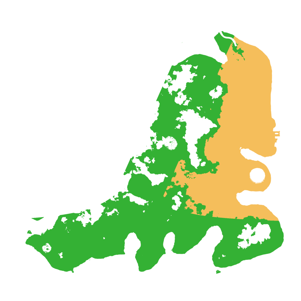 Biome Rust Map: Procedural Map, Size: 3500, Seed: 37432784