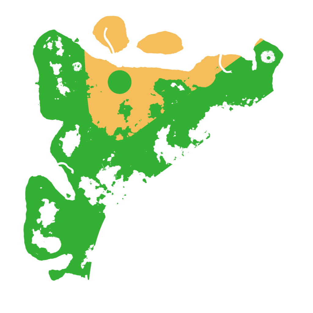 Biome Rust Map: Procedural Map, Size: 3500, Seed: 654916391