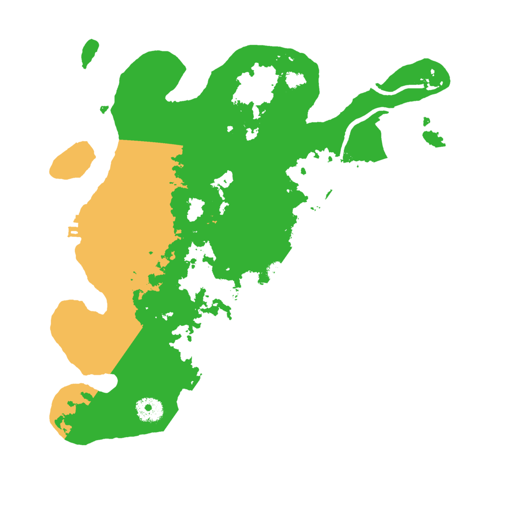 Biome Rust Map: Procedural Map, Size: 3000, Seed: 30788970