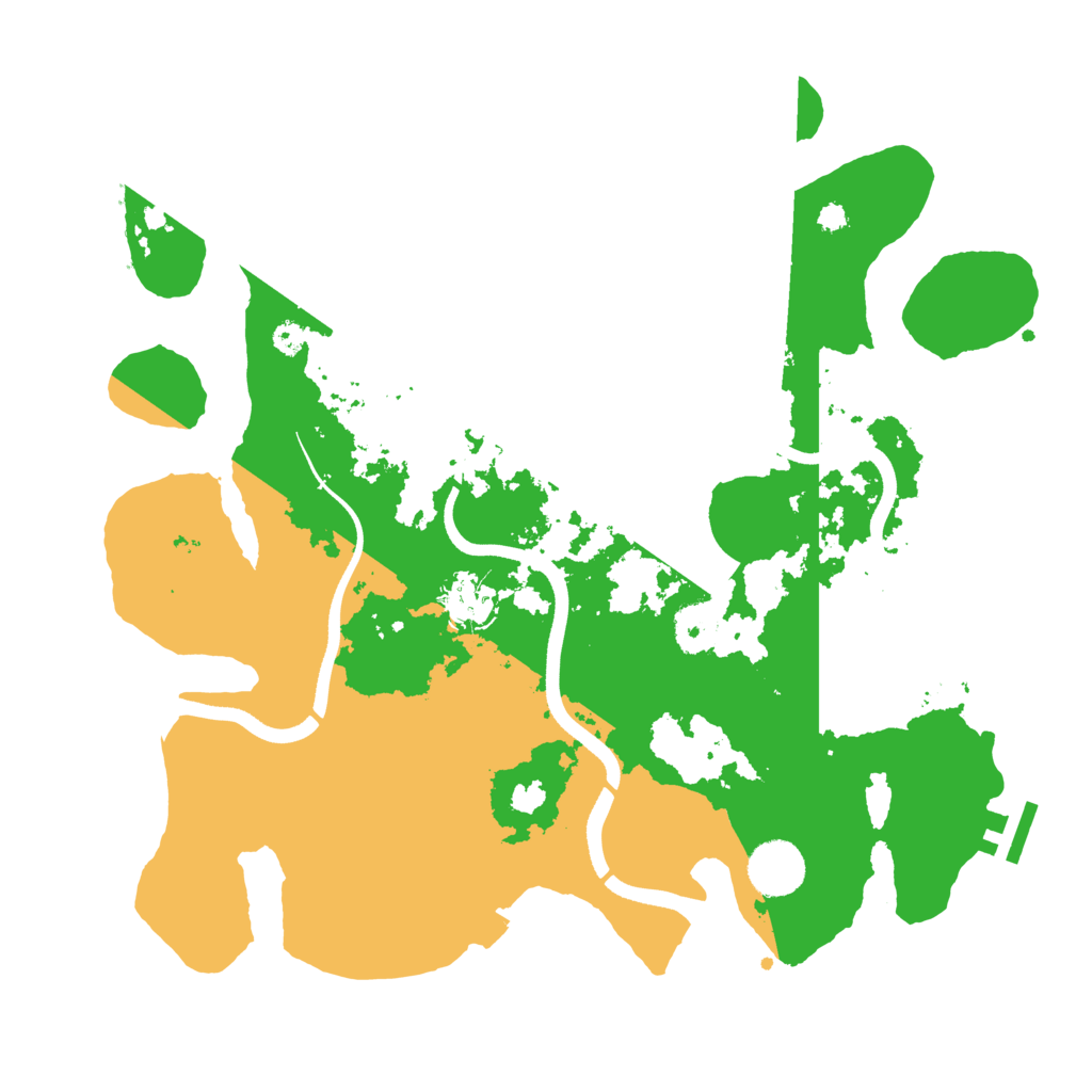 Biome Rust Map: Procedural Map, Size: 3500, Seed: 36329708