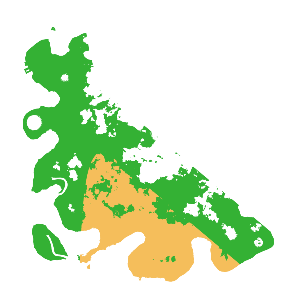 Biome Rust Map: Procedural Map, Size: 3500, Seed: 1097263