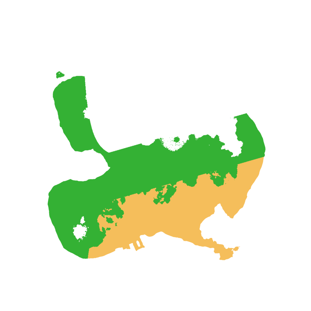 Biome Rust Map: Procedural Map, Size: 2000, Seed: 63384915