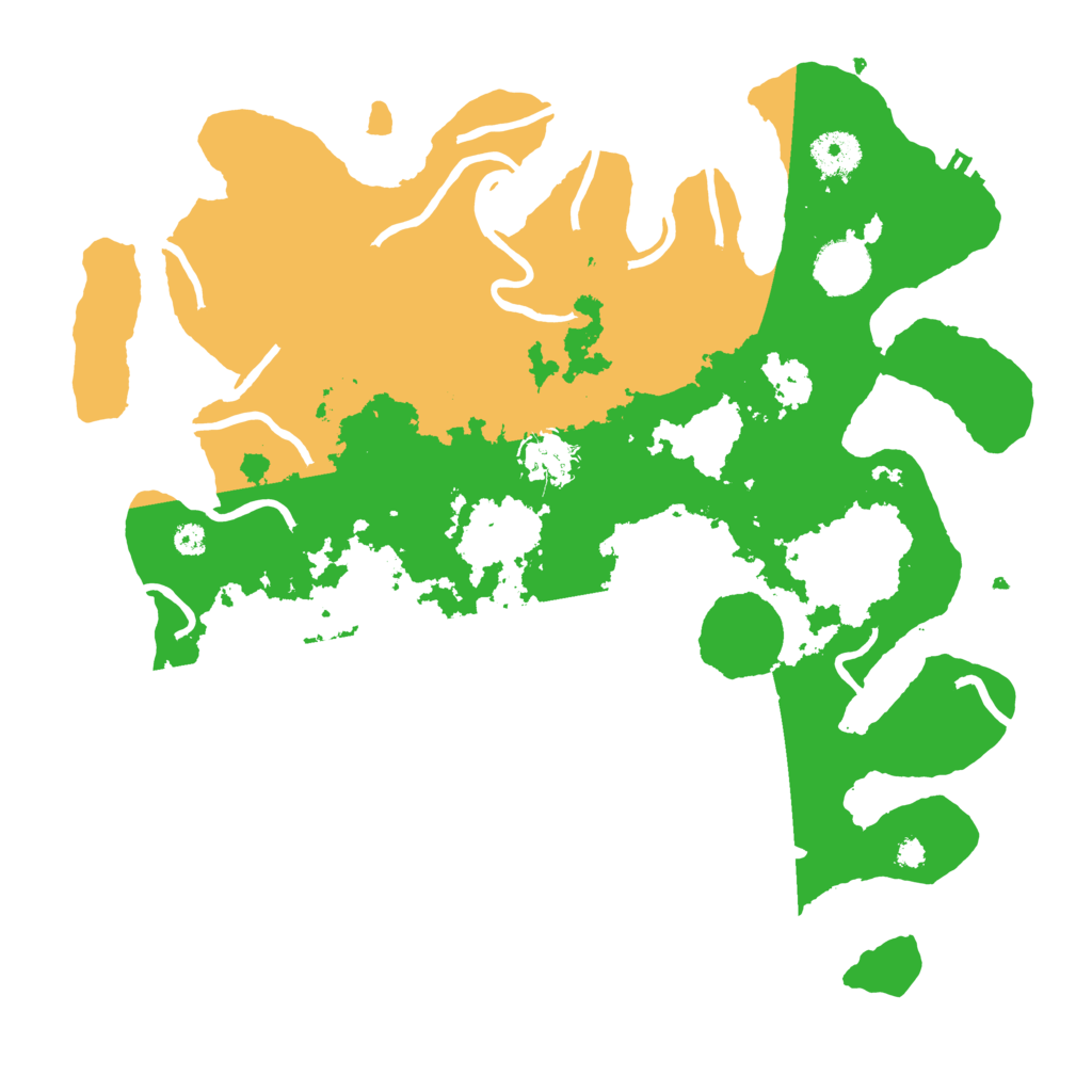 Biome Rust Map: Procedural Map, Size: 3500, Seed: 16303751