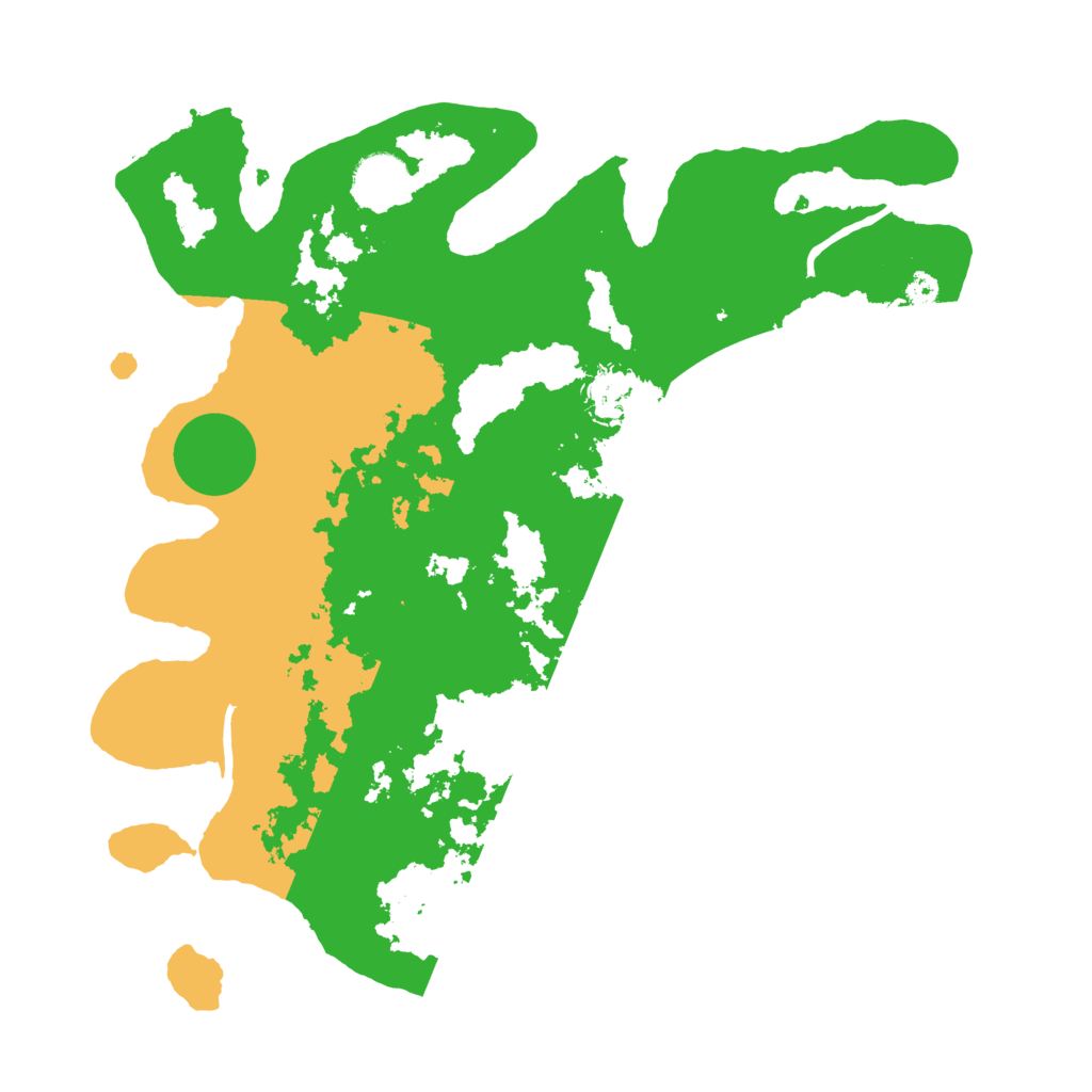 Biome Rust Map: Procedural Map, Size: 3500, Seed: 1474309