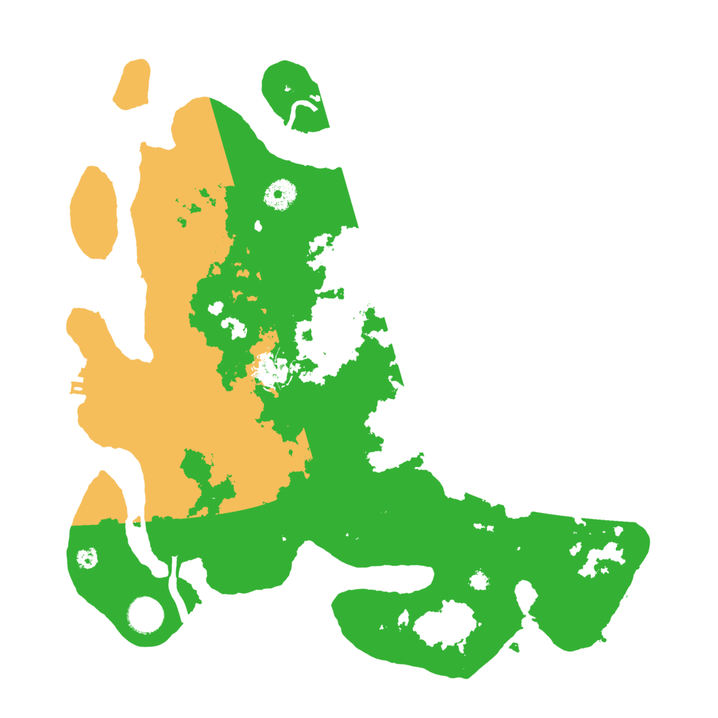 Biome Rust Map: Procedural Map, Size: 3500, Seed: 84560050