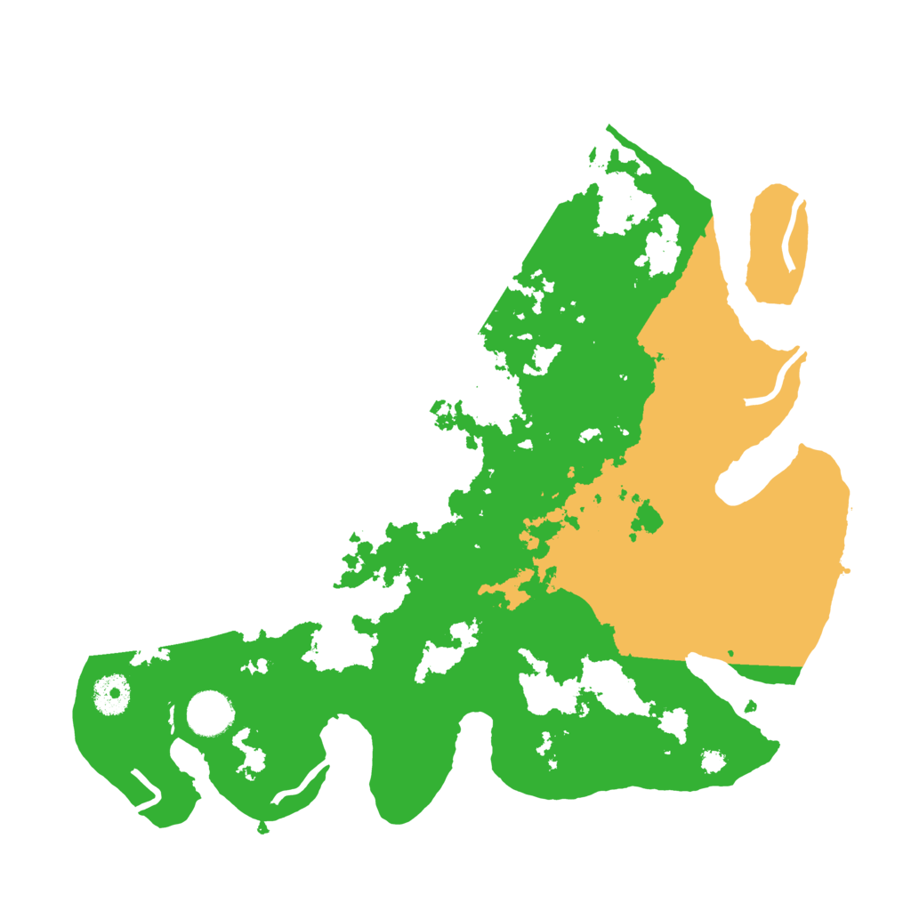 Biome Rust Map: Procedural Map, Size: 3500, Seed: 5430913