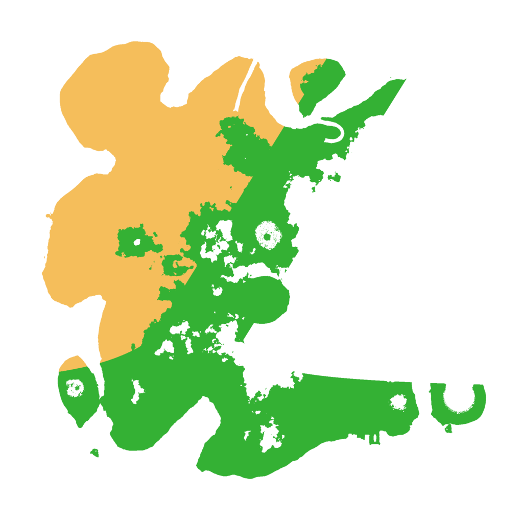 Biome Rust Map: Procedural Map, Size: 3000, Seed: 2142297774