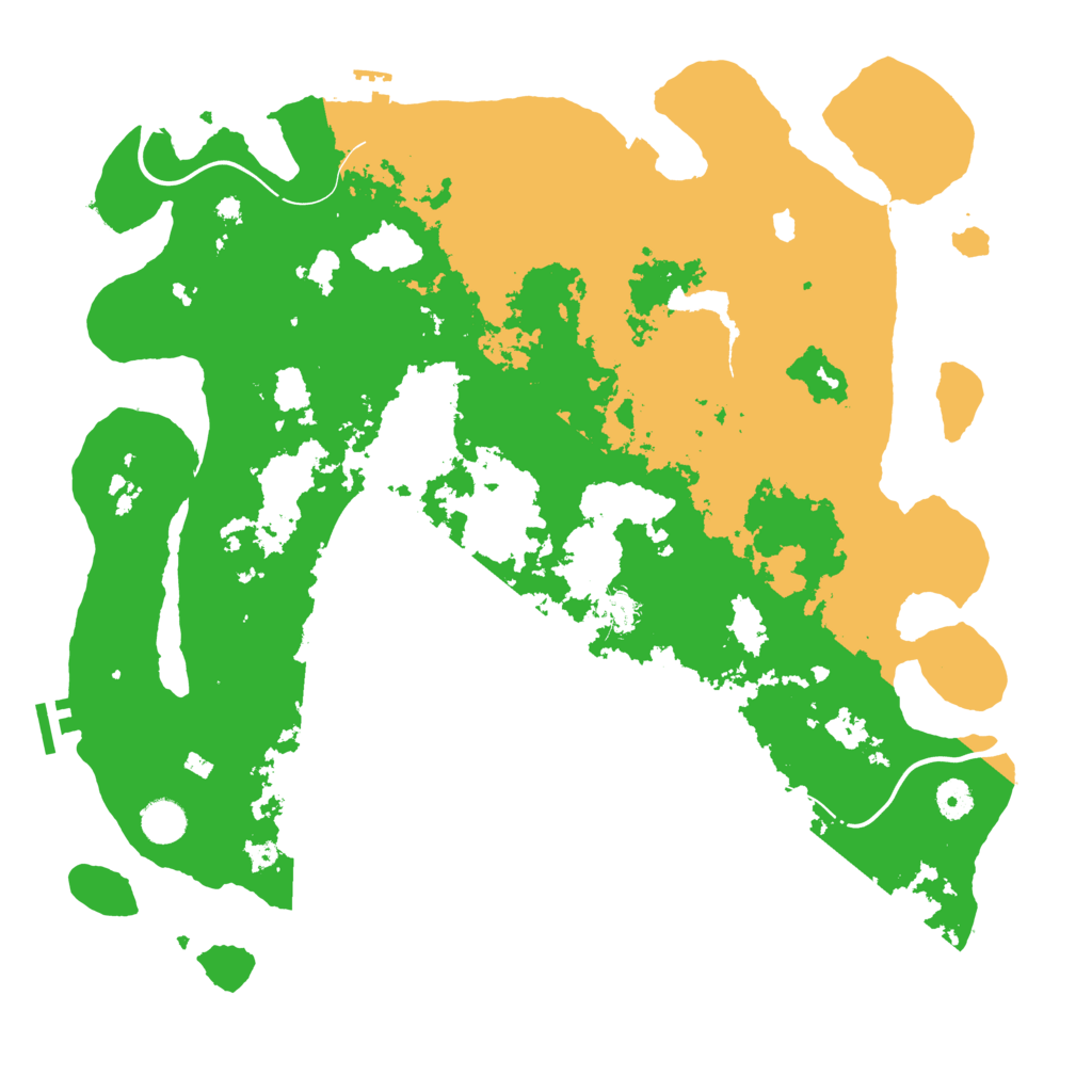 Biome Rust Map: Procedural Map, Size: 4300, Seed: 1095968149