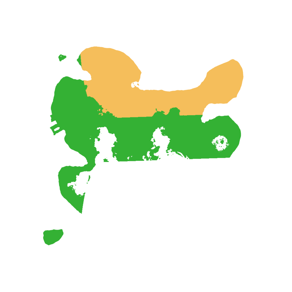 Biome Rust Map: Procedural Map, Size: 2000, Seed: 2220459