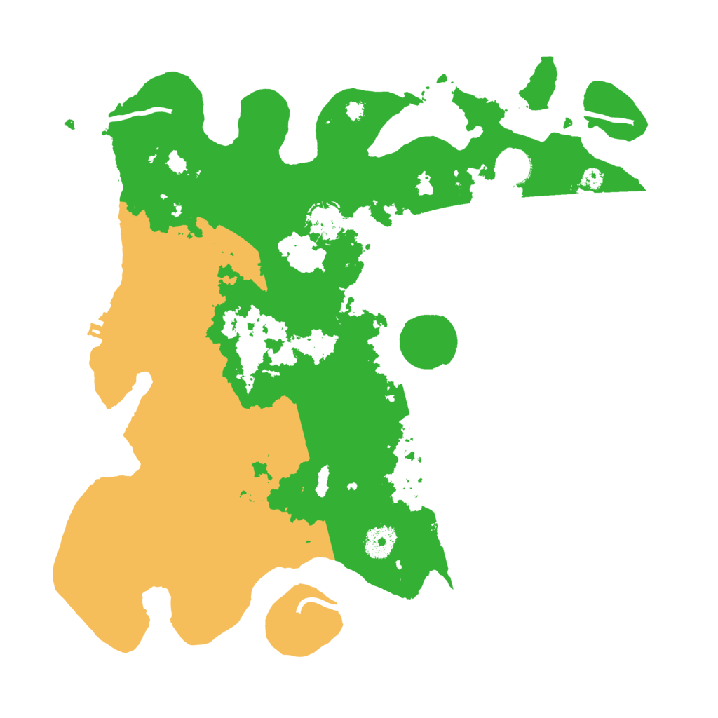 Biome Rust Map: Procedural Map, Size: 3500, Seed: 945027060