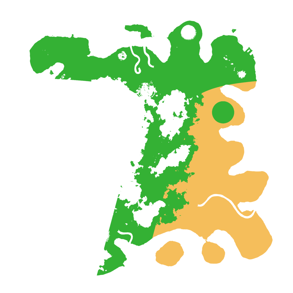 Biome Rust Map: Procedural Map, Size: 3500, Seed: 103934534