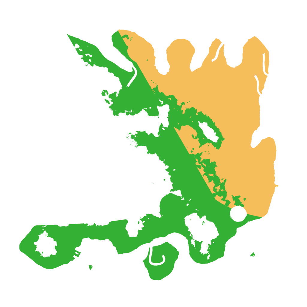Biome Rust Map: Procedural Map, Size: 3500, Seed: 34184115