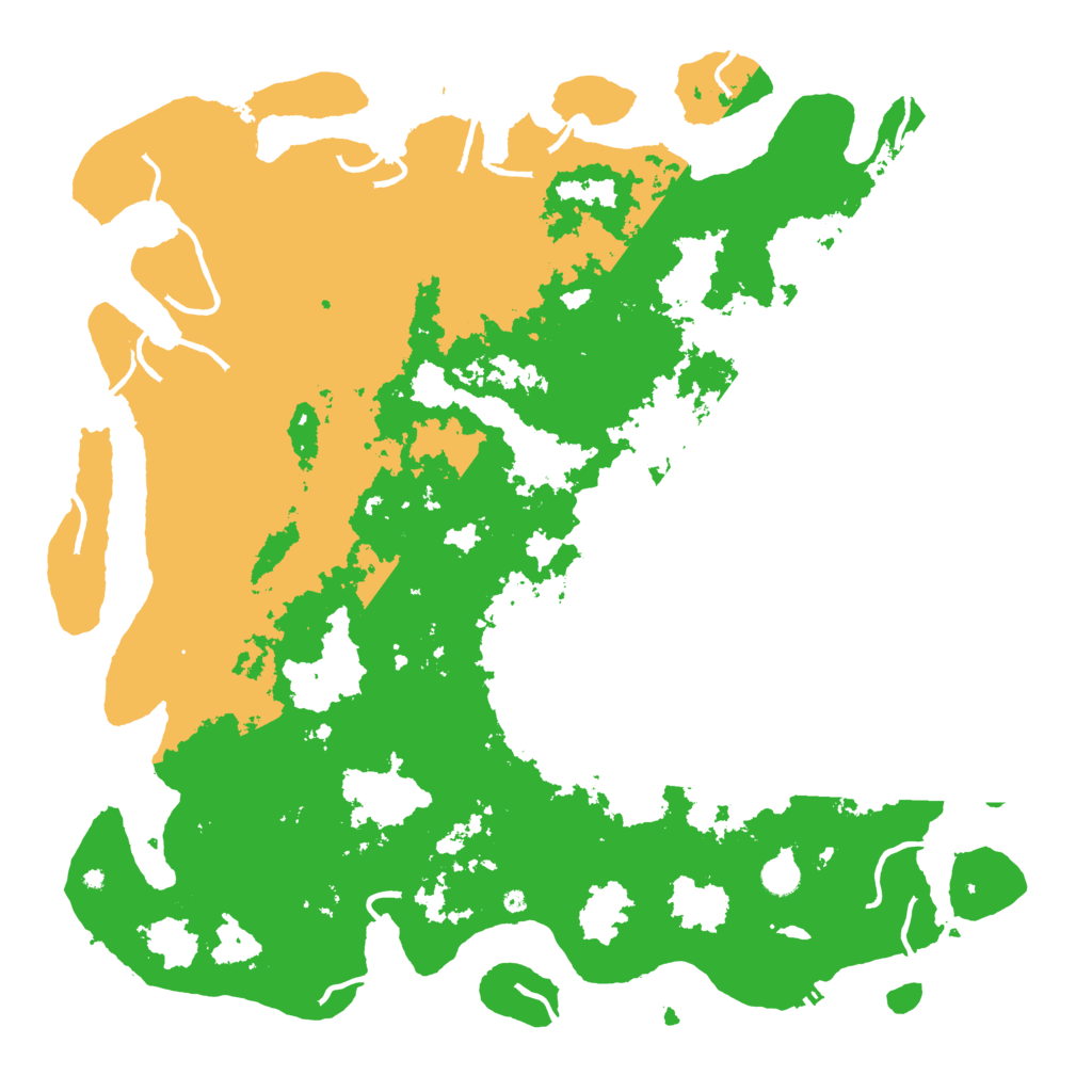 Biome Rust Map: Procedural Map, Size: 5000, Seed: 8469