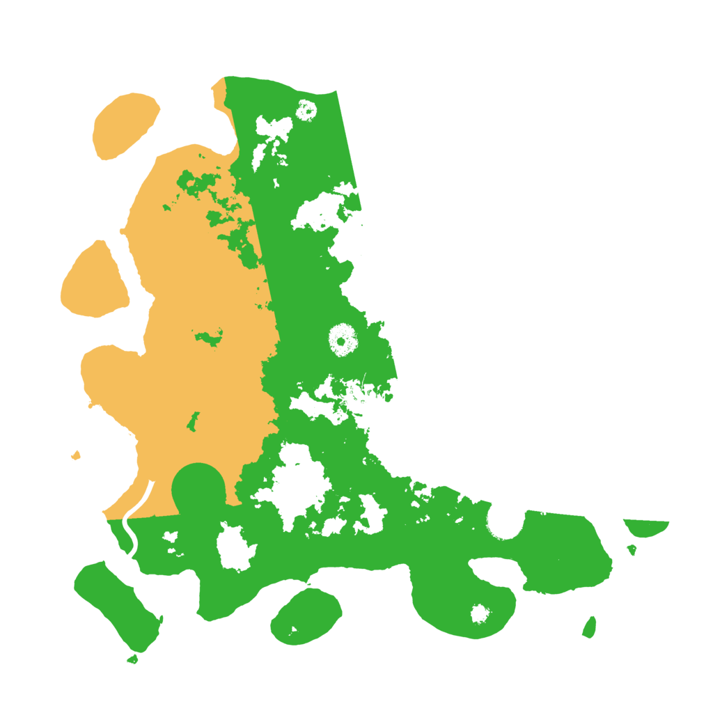 Biome Rust Map: Procedural Map, Size: 3500, Seed: 90241800