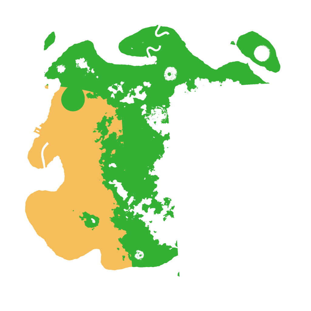 Biome Rust Map: Procedural Map, Size: 3500, Seed: 74025439