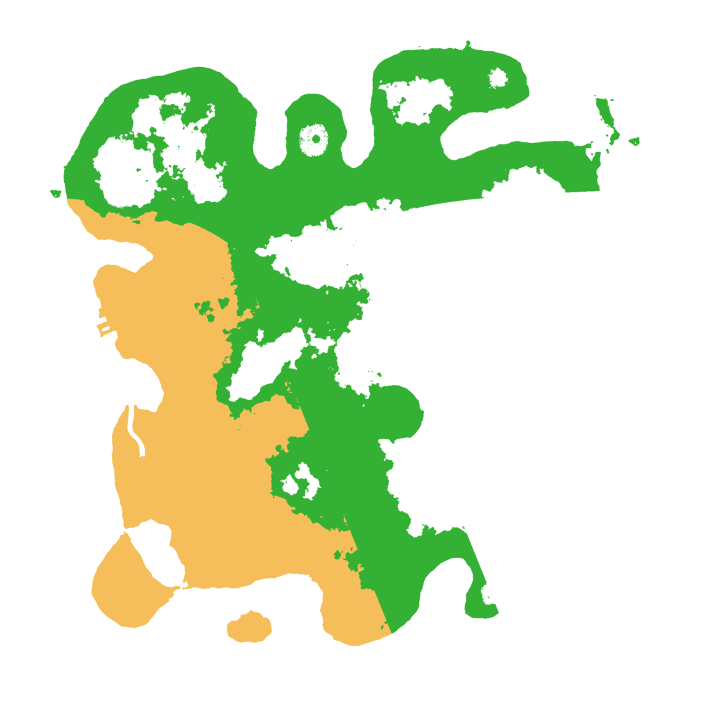 Biome Rust Map: Procedural Map, Size: 3500, Seed: 3341609