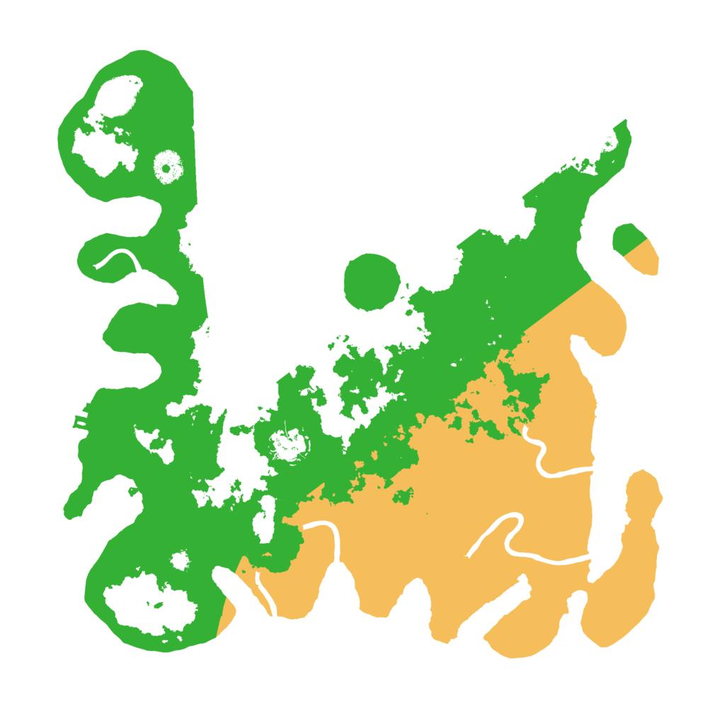 Biome Rust Map: Procedural Map, Size: 3500, Seed: 89342971