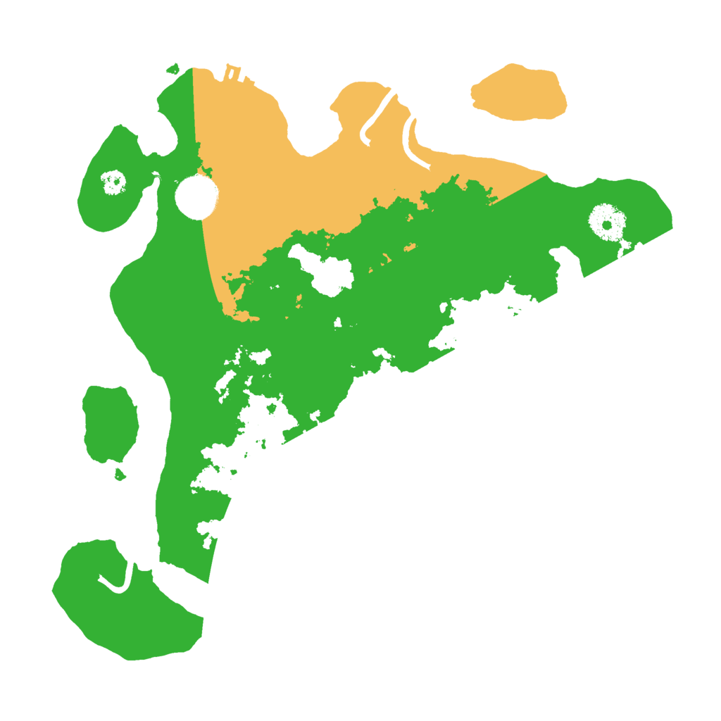Biome Rust Map: Procedural Map, Size: 3000, Seed: 74920424