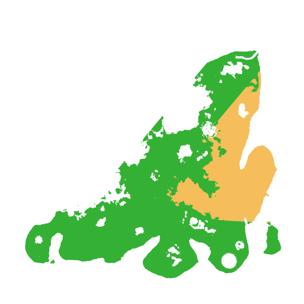 Biome Rust Map: Procedural Map, Size: 3500, Seed: 40322029