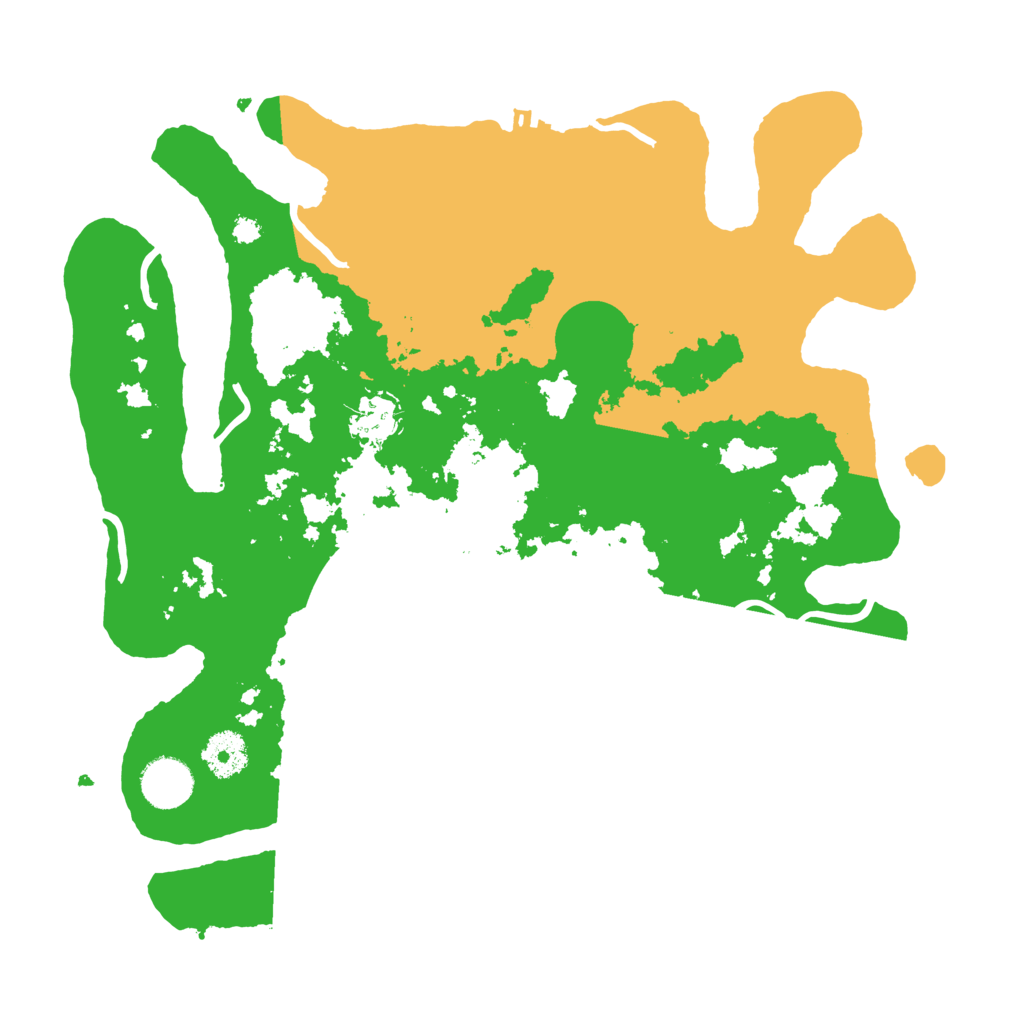 Biome Rust Map: Procedural Map, Size: 3500, Seed: 29019332