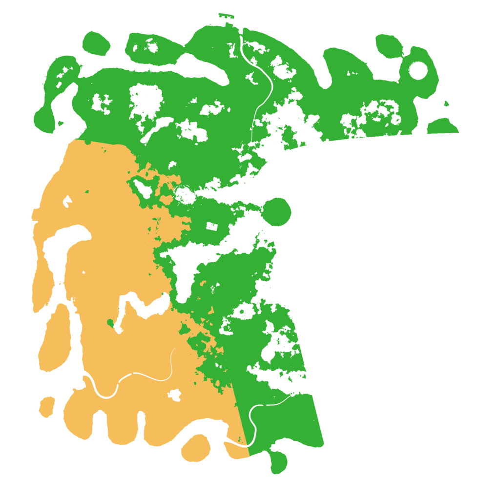 Biome Rust Map: Procedural Map, Size: 4800, Seed: 2133923884