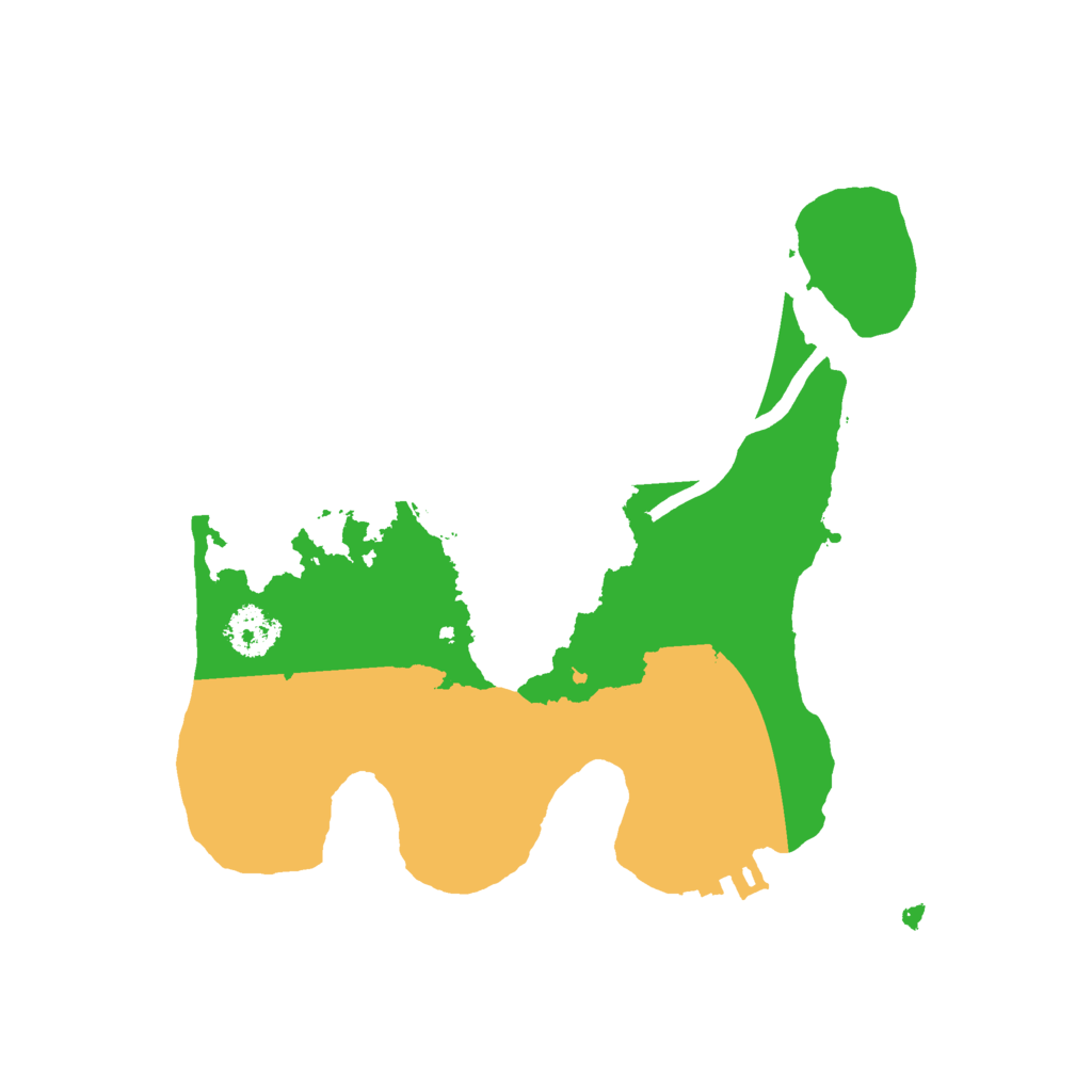 Biome Rust Map: Procedural Map, Size: 2200, Seed: 819250580