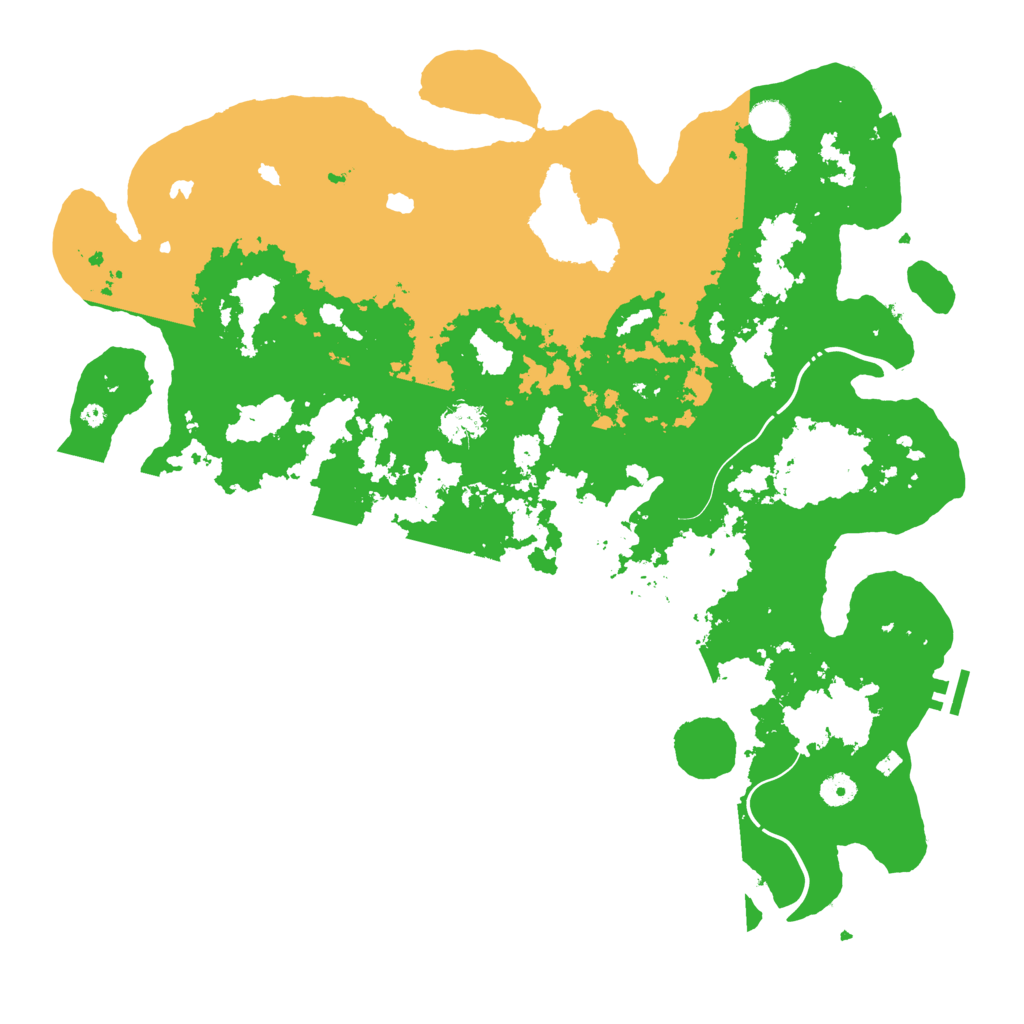 Biome Rust Map: Procedural Map, Size: 4500, Seed: 391015