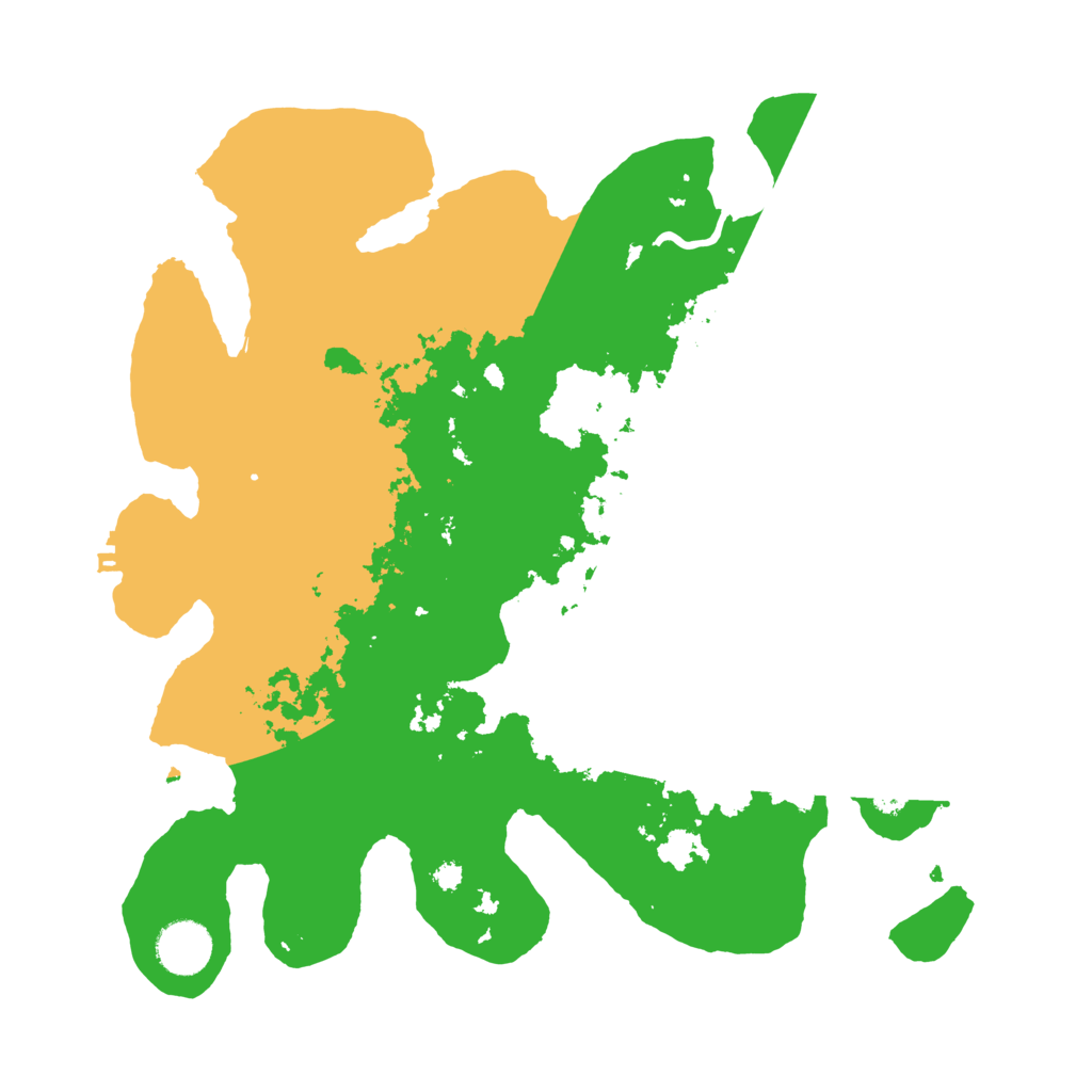 Biome Rust Map: Procedural Map, Size: 3500, Seed: 41233311