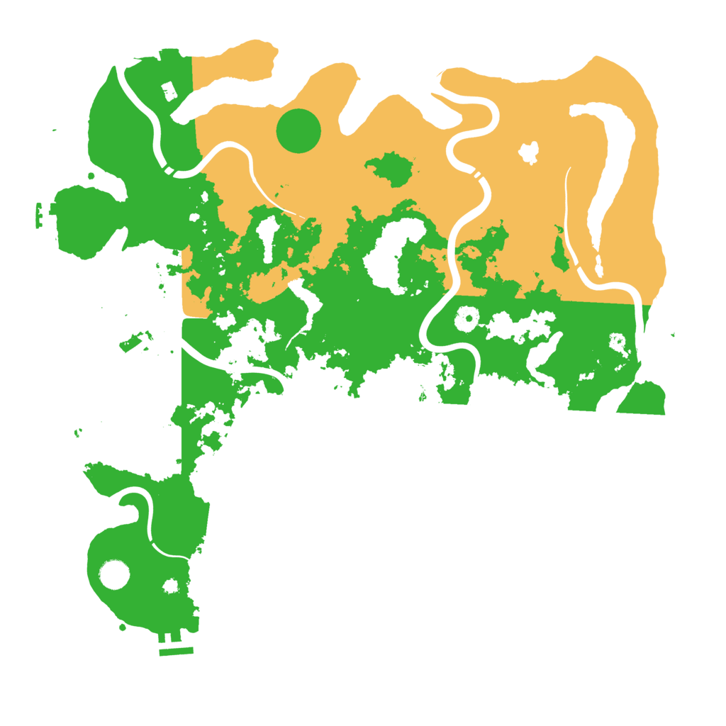 Biome Rust Map: Procedural Map, Size: 4300, Seed: 2223339