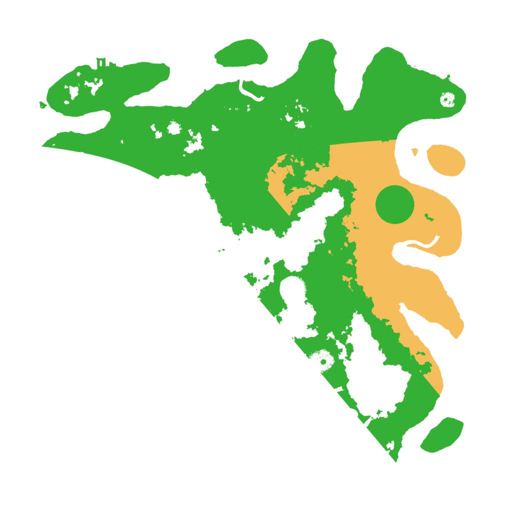 Biome Rust Map: Procedural Map, Size: 3500, Seed: 51876