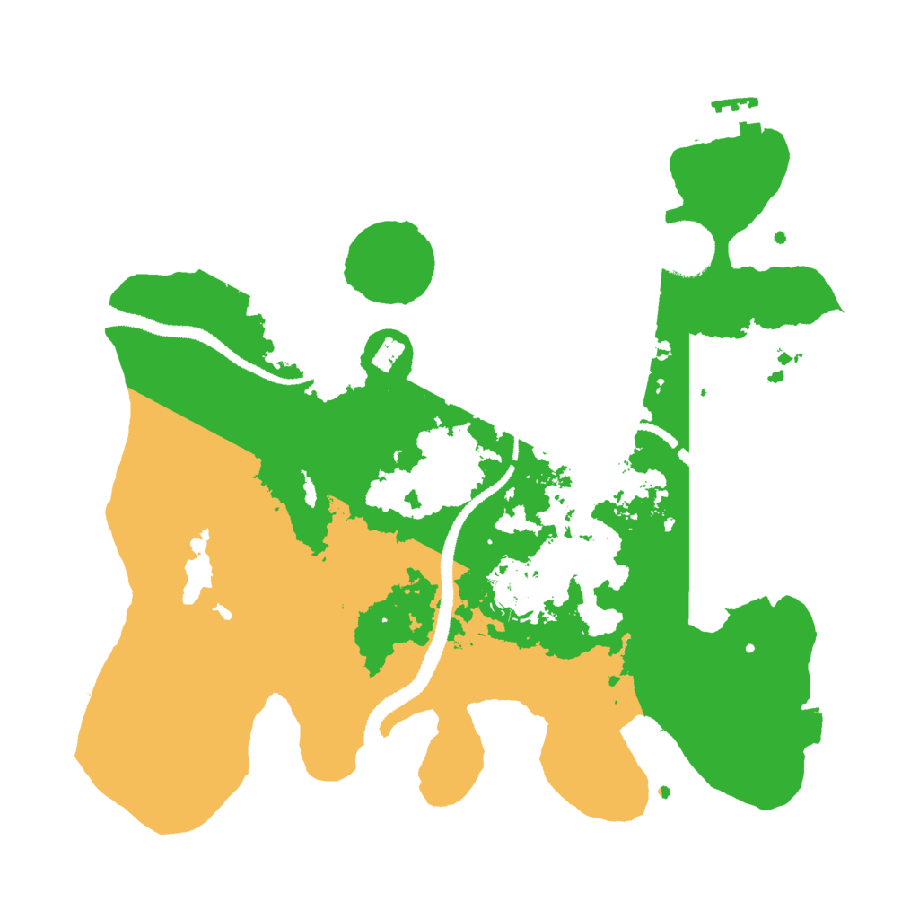 Biome Rust Map: Procedural Map, Size: 3000, Seed: 53566983