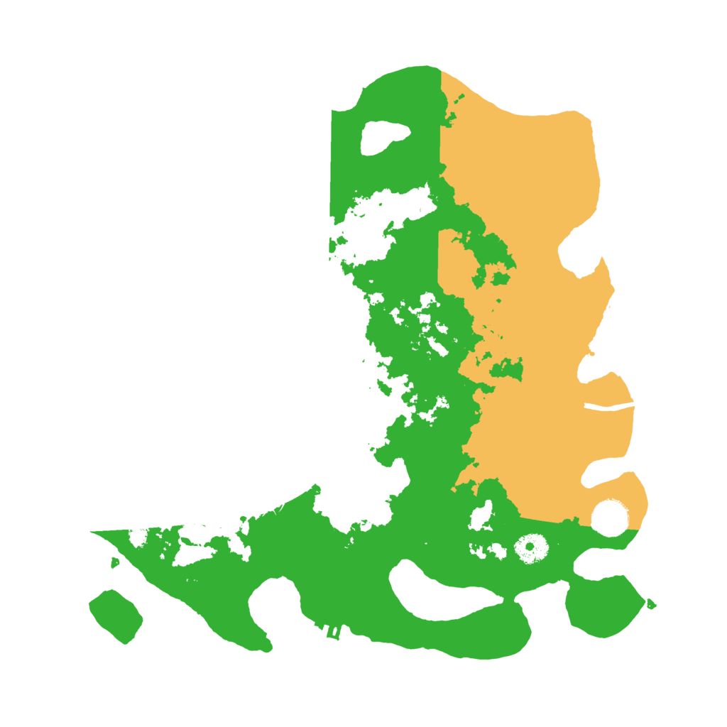 Biome Rust Map: Procedural Map, Size: 3500, Seed: 961403697