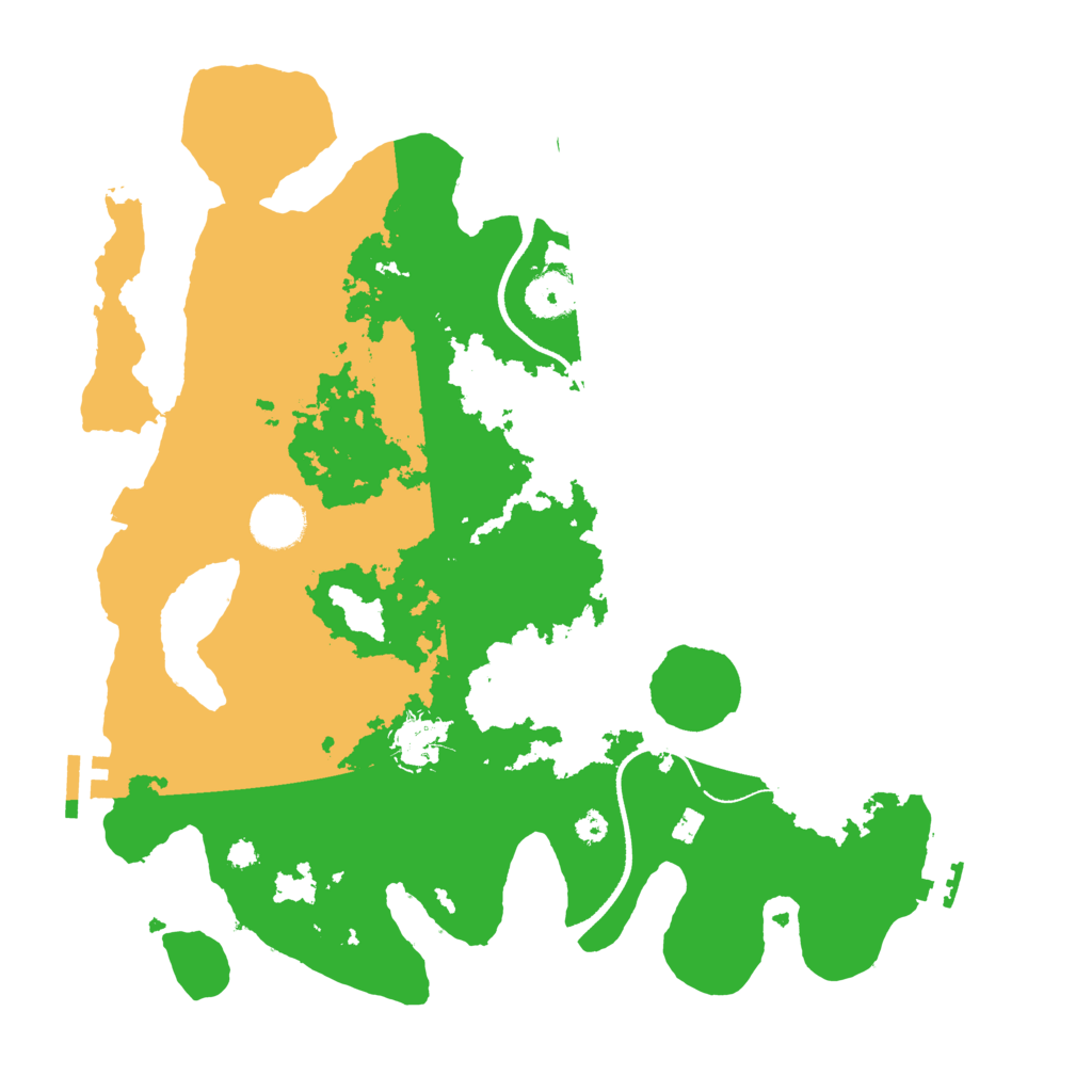 Biome Rust Map: Procedural Map, Size: 3500, Seed: 113380658