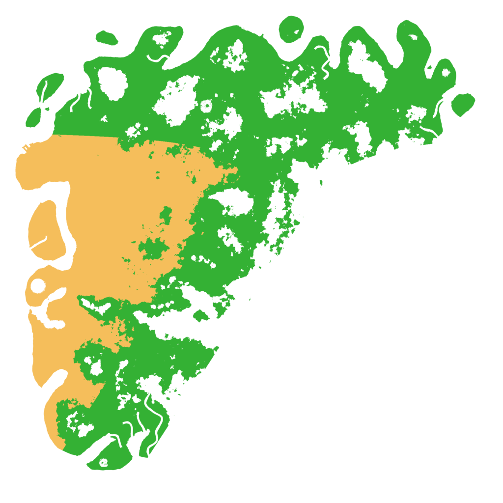 Biome Rust Map: Procedural Map, Size: 6000, Seed: 102721349