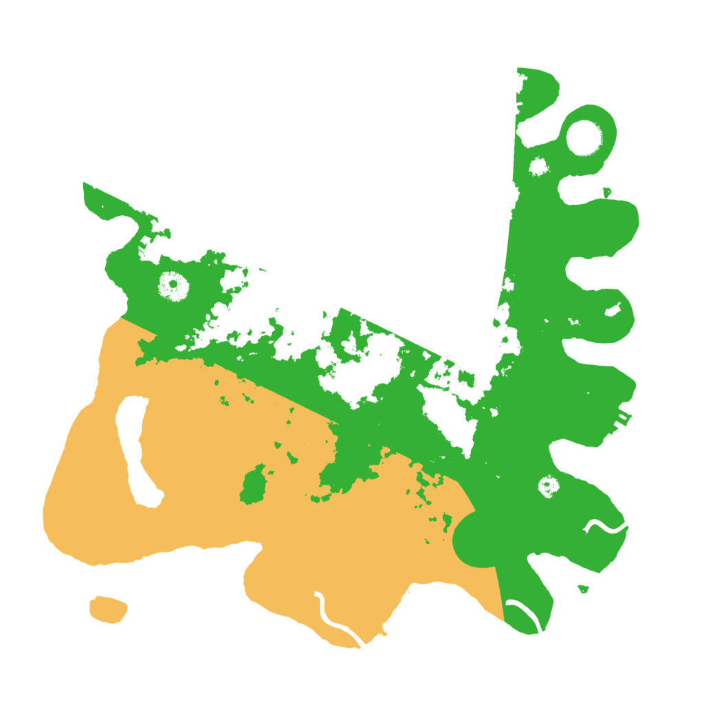 Biome Rust Map: Procedural Map, Size: 3500, Seed: 1996096036