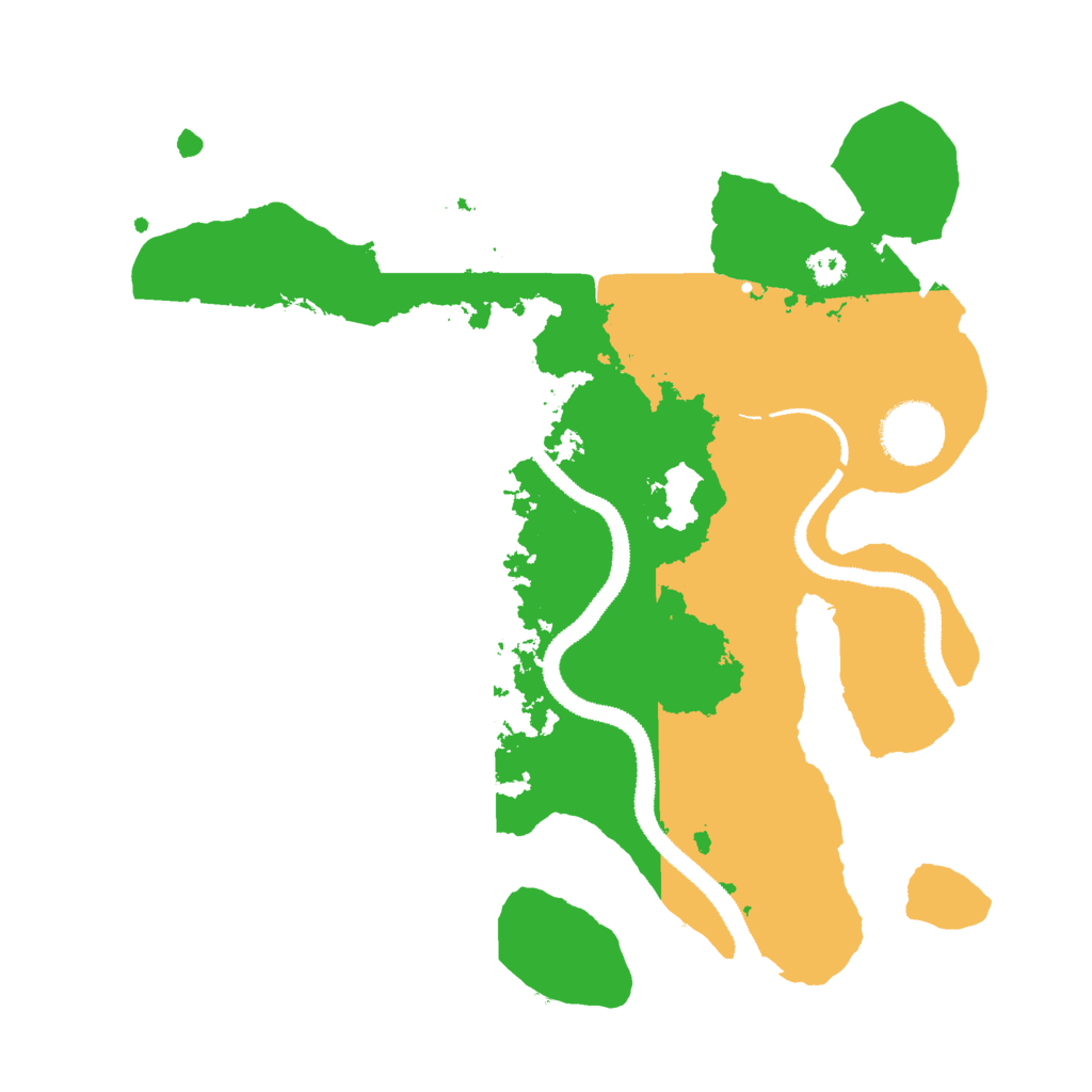 Biome Rust Map: Procedural Map, Size: 3000, Seed: 16881